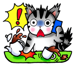 Poker face & Piggy cat Part2 sticker #9033058