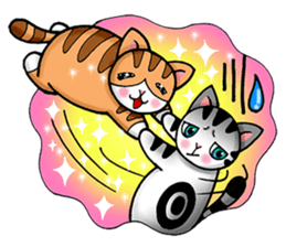 Poker face & Piggy cat Part2 sticker #9033060