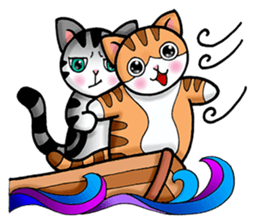 Poker face & Piggy cat Part2 sticker #9033065