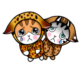 Poker face & Piggy cat Part2 sticker #9033071