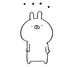 just a rabbit (polite ver.) sticker #9033120