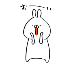 just a rabbit (polite ver.) sticker #9033132