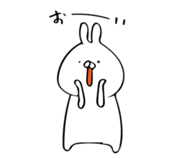 just a rabbit (polite ver.) sticker #9033132