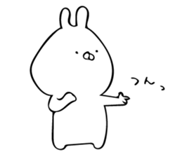 just a rabbit (polite ver.) sticker #9033134