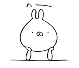 just a rabbit (polite ver.) sticker #9033141