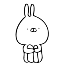 just a rabbit (polite ver.) sticker #9033145