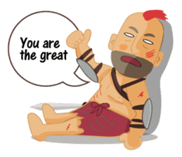 One Day A Certain Gladiator-eng sticker #9033368