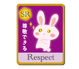 Action for marriage condition rabbit sticker #9033400