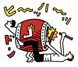 Japanese drum Sticker sticker #9033456