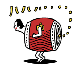 Japanese drum Sticker sticker #9033469