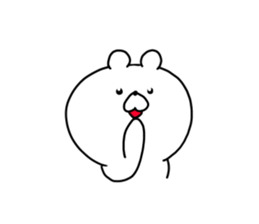 The smile of bear sticker #9033502