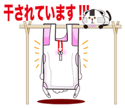 Plastic shopping bag rabbit -4 sticker #9033518