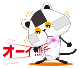 Plastic shopping bag rabbit -4 sticker #9033534