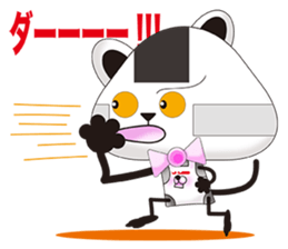 Plastic shopping bag rabbit -4 sticker #9033540