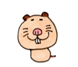 Animal our front teeth sticker #9034881