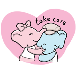 elephant pastel sticker #9035116