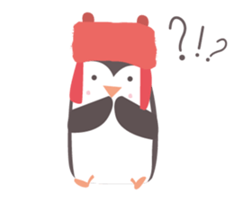 Little French Pingu sticker #9035205