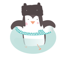 Little French Pingu sticker #9035210