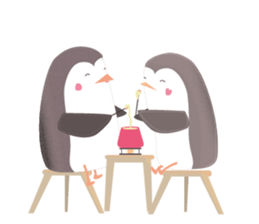 Little French Pingu sticker #9035217