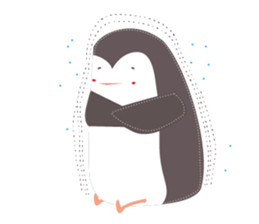 Little French Pingu sticker #9035223