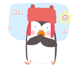 Little French Pingu sticker #9035224