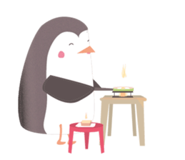 Little French Pingu sticker #9035226