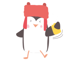 Little French Pingu sticker #9035228