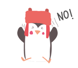 Little French Pingu sticker #9035229