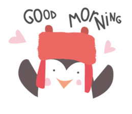 Little French Pingu sticker #9035230