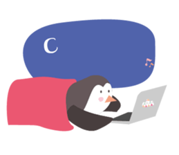 Little French Pingu sticker #9035235