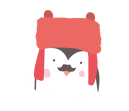 Little French Pingu sticker #9035237