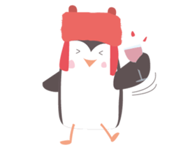 Little French Pingu sticker #9035239