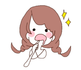 Braid girls 2 sticker #9035440