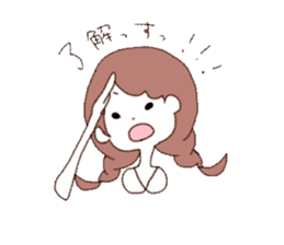 Braid girls 2 sticker #9035443