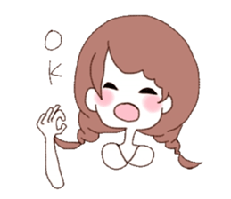 Braid girls 2 sticker #9035444