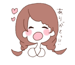 Braid girls 2 sticker #9035448