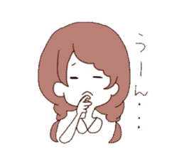 Braid girls 2 sticker #9035469