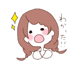 Braid girls 2 sticker #9035473