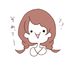 Braid girls 2 sticker #9035474