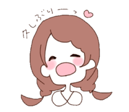 Braid girls 2 sticker #9035479