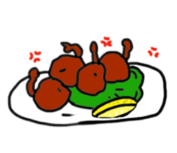 Home-cooked meal of mother of Japan sticker #9035547