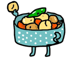 Home-cooked meal of mother of Japan sticker #9035555