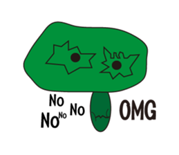 full full mushroom sticker #9035817