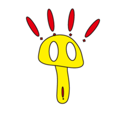 full full mushroom sticker #9035818