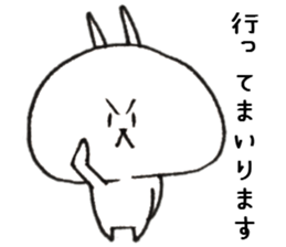 Loose Rabbit 7 Respect language sticker #9036180