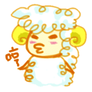 Otaku sheep sticker #9036652
