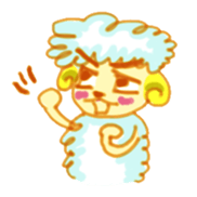 Otaku sheep sticker #9036671