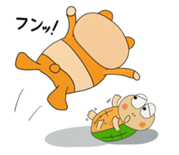 cream panda 1 sticker #9037911