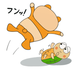 cream panda 1 sticker #9037911