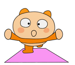 cream panda 1 sticker #9037926